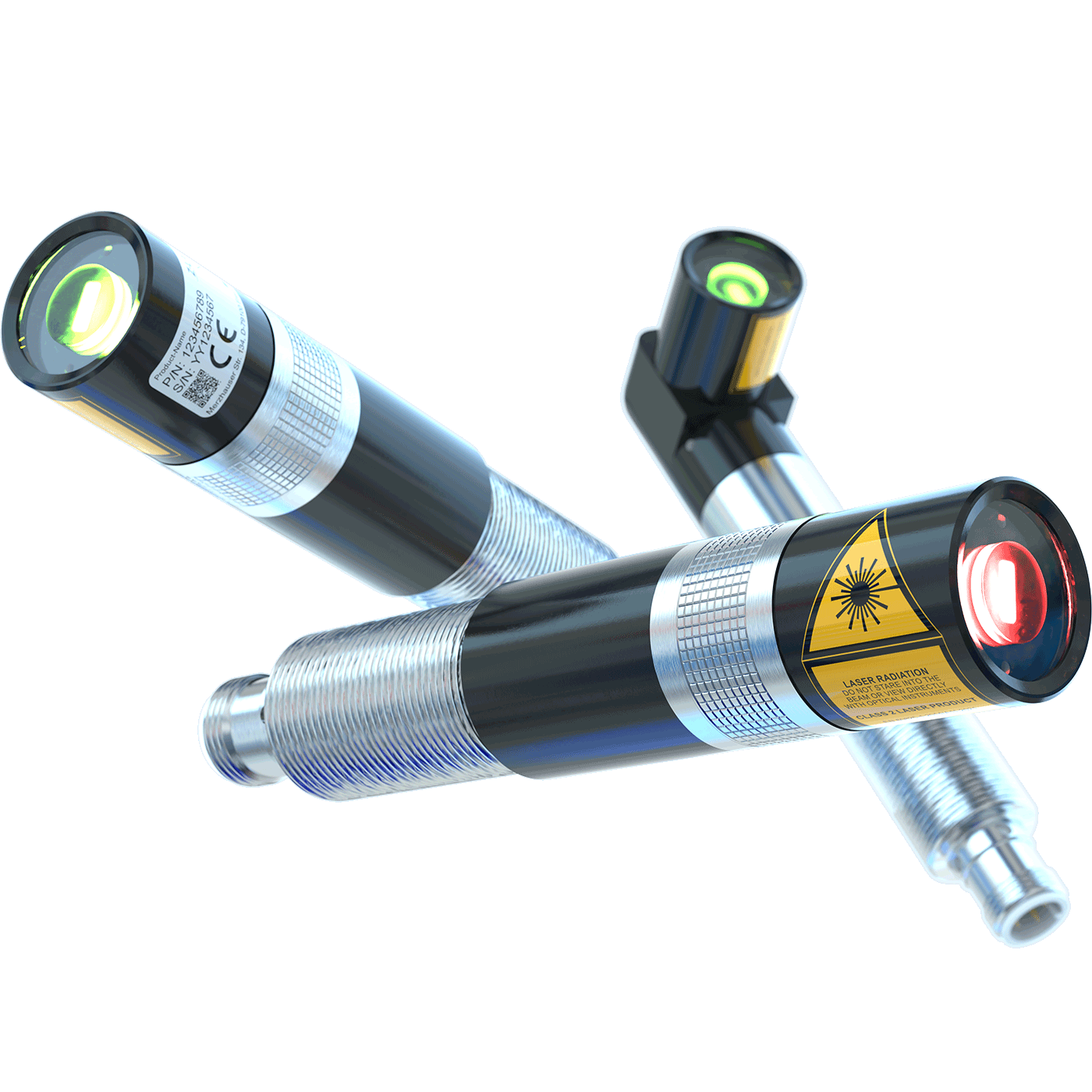 ZM18 Positionierlaser in dekorativer Darstellung mit mehreren Wellenlängen