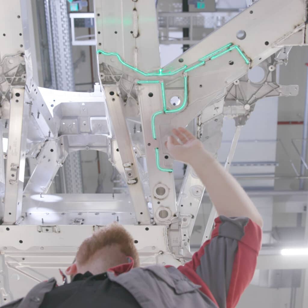 audi r8 laser projection on chassis laser projector z laser