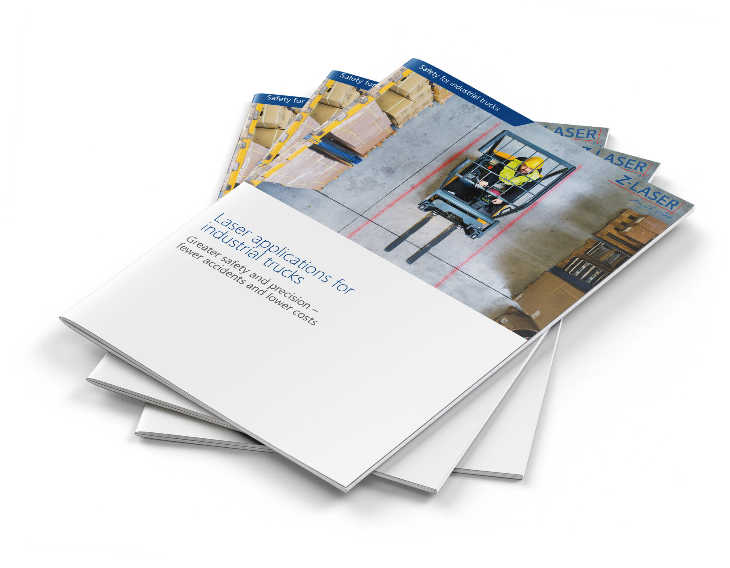 Mockups Design Broschüre Z-Laser