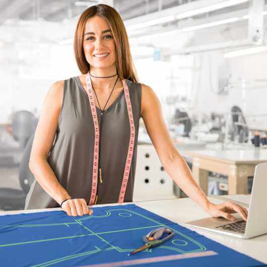 Laserprojektor in der Textilindustrie Linienlaser Zuschnitthilfe Industrielaser Textillaser