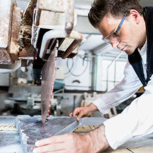 Laser für Stein-, Glas- und Keramik-Industrie