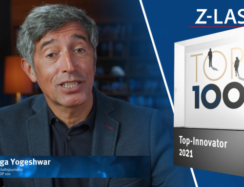 Successful conclusion of an extraordinary year: Ranga Yogeshwar honors Z-LASER as TOP 100 Innovator