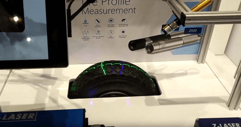 Z Laser at Tire Expo